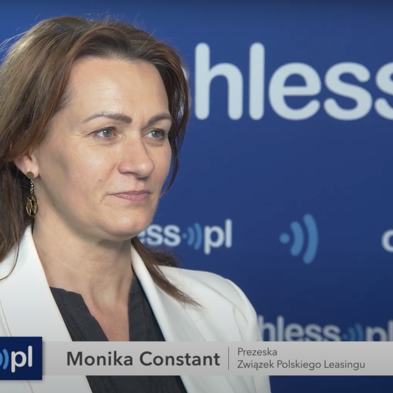 zdjecie z wywiadu w trakcie Europejskiego Kongresu Finansowego z Monika Constant, prezeska ZPL